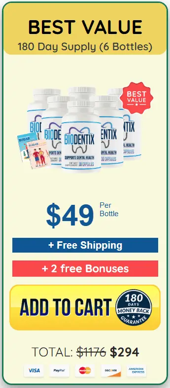 Buy Biodentix 6 Bottle